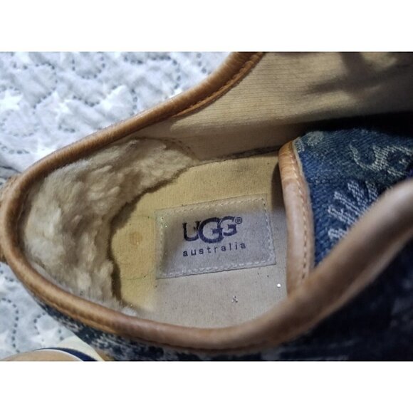 UGG Denim and Tan Athletic Sneakers - Picture 6 of 7